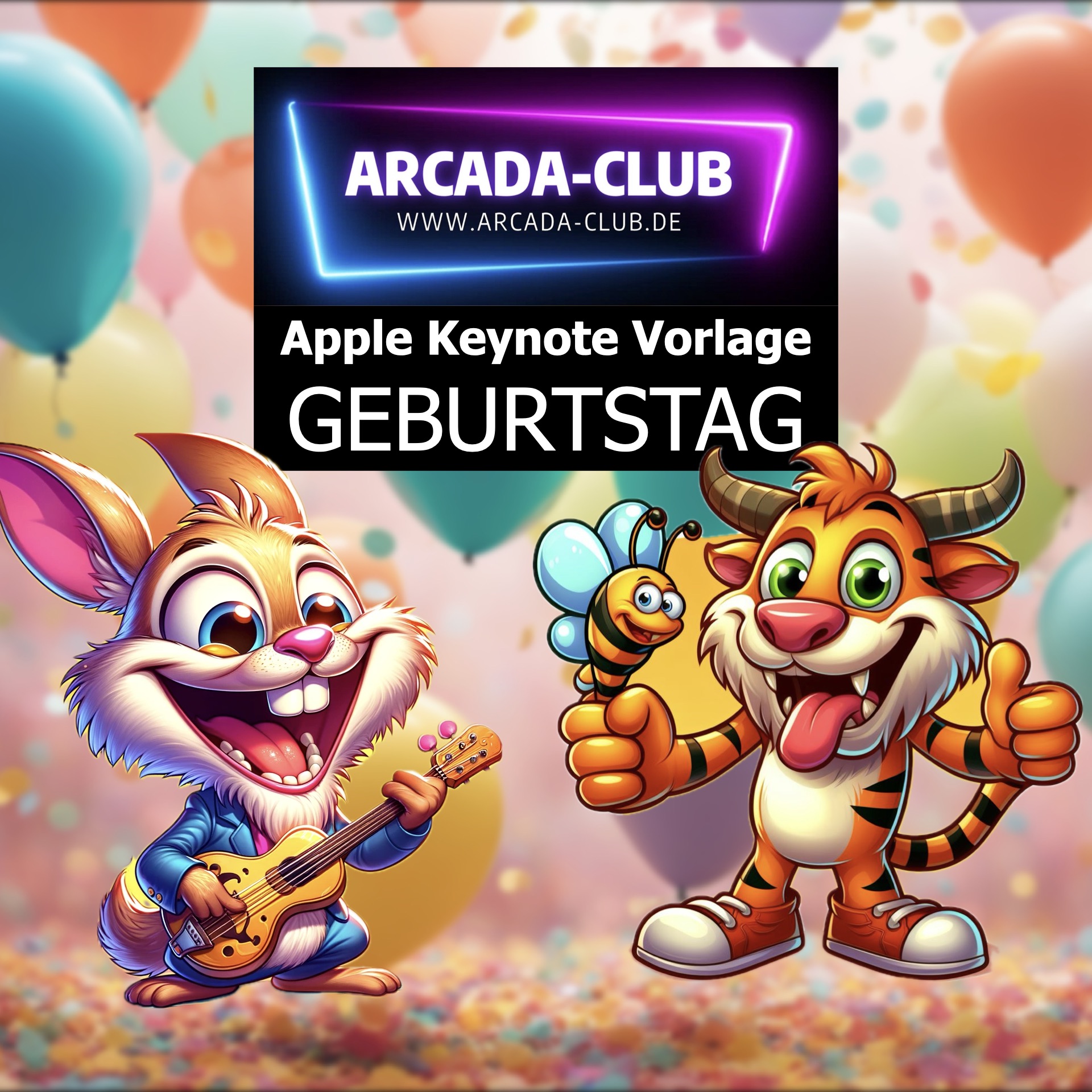 Apple Keynote Vorlage Geburtstag