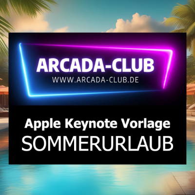 Keynote Vorlage Sommerurlaub