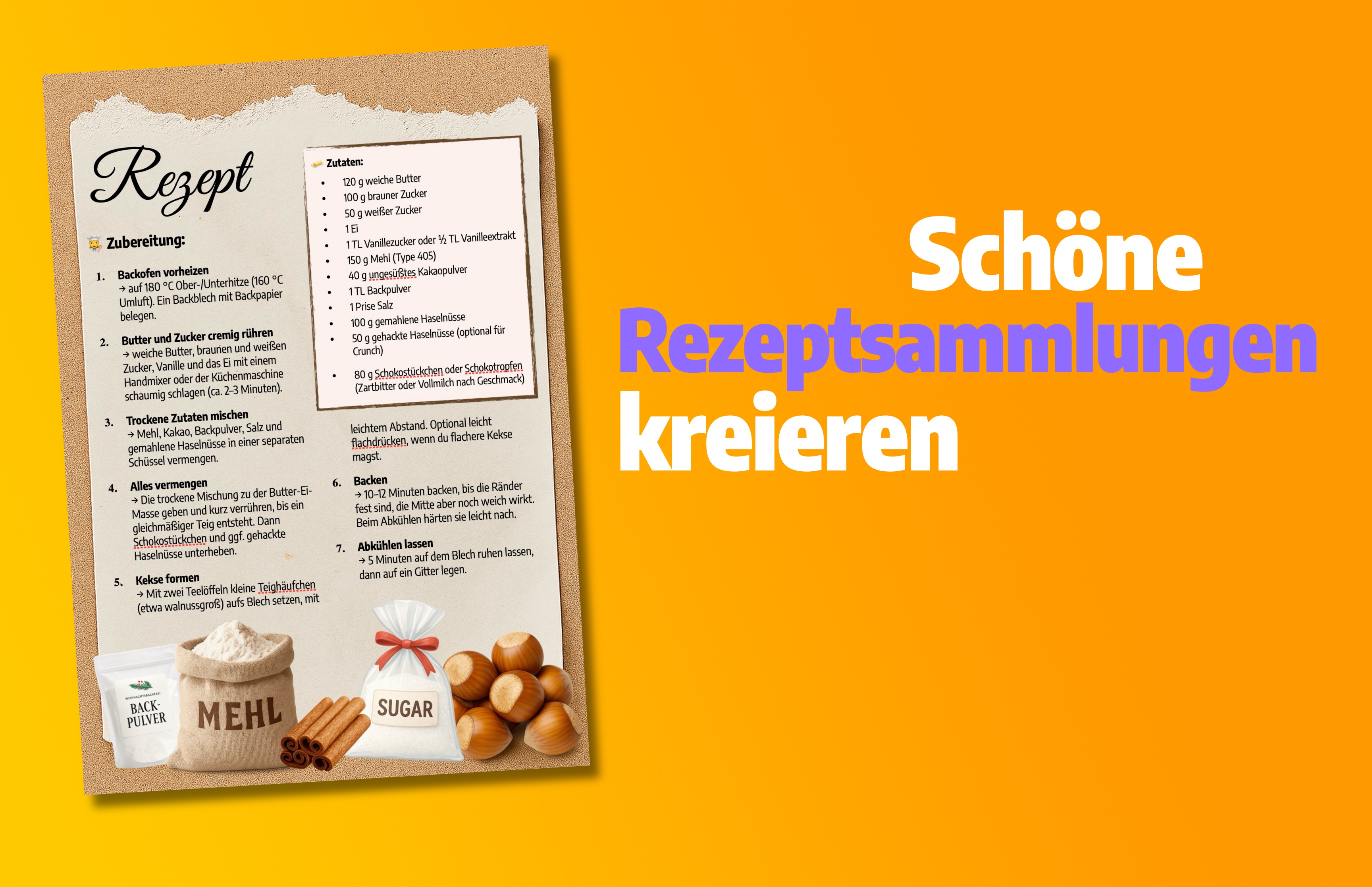 Schone Rezeptsammlungen kreieren