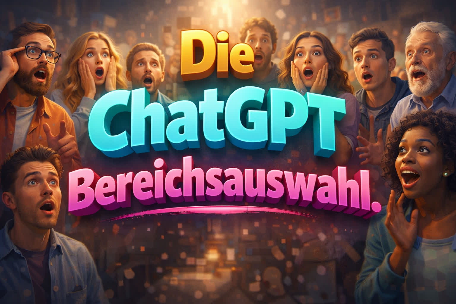 Die ChatGPT Bereichsauswahl