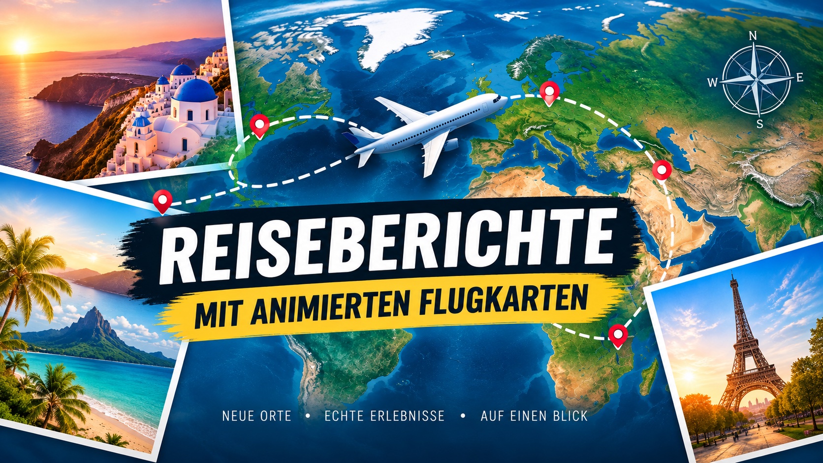 Animierte Reiseberichte mit Karten